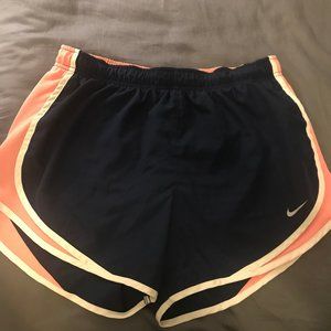 Nike Navy, White and Pink Dri- Fit Shorts